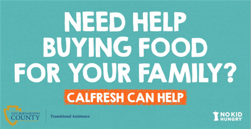 Need help buying food for your family? CalFresh can help.